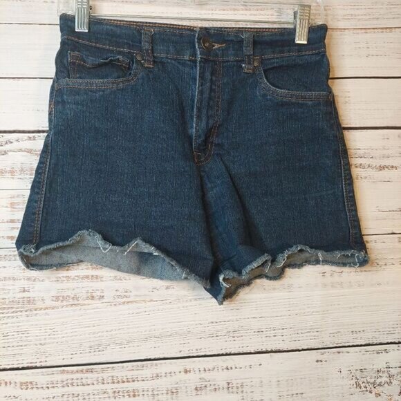 Streetwear Society Hight Rise Cut off Jean Shorts - Picture 6 of 11